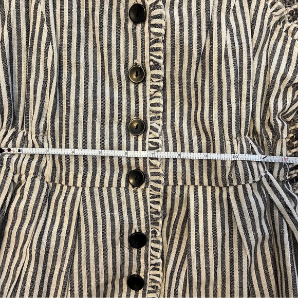 Dear Creatures Striped Petticoat Button Dress - Picture 8 of 10